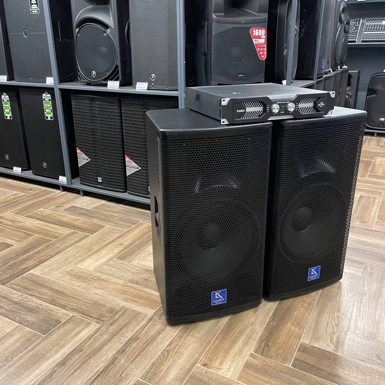 Kaifat PR15 set Звукоусилительный комплект 1000W. Состав: 2*PR15 + усилитель Biema