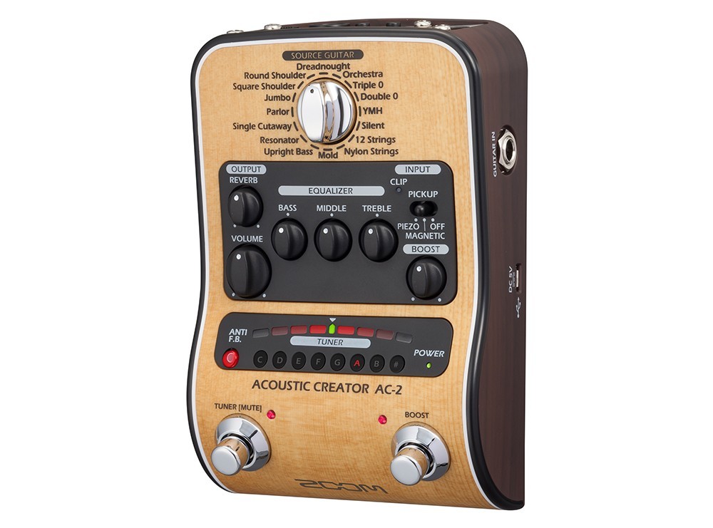 Zoom AC-2 процессор для акустической гитары
