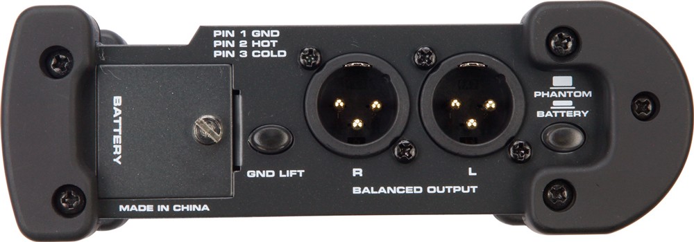 Samson S-direct plus стерео директ-бокс, небалансные входы 1/4" Jack, балансные выходы XLR, 5гц -35 