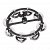 Meinl HTHH1BK Headliner тамбурин на стойку хай-хэт, 1 ряд бубенцов