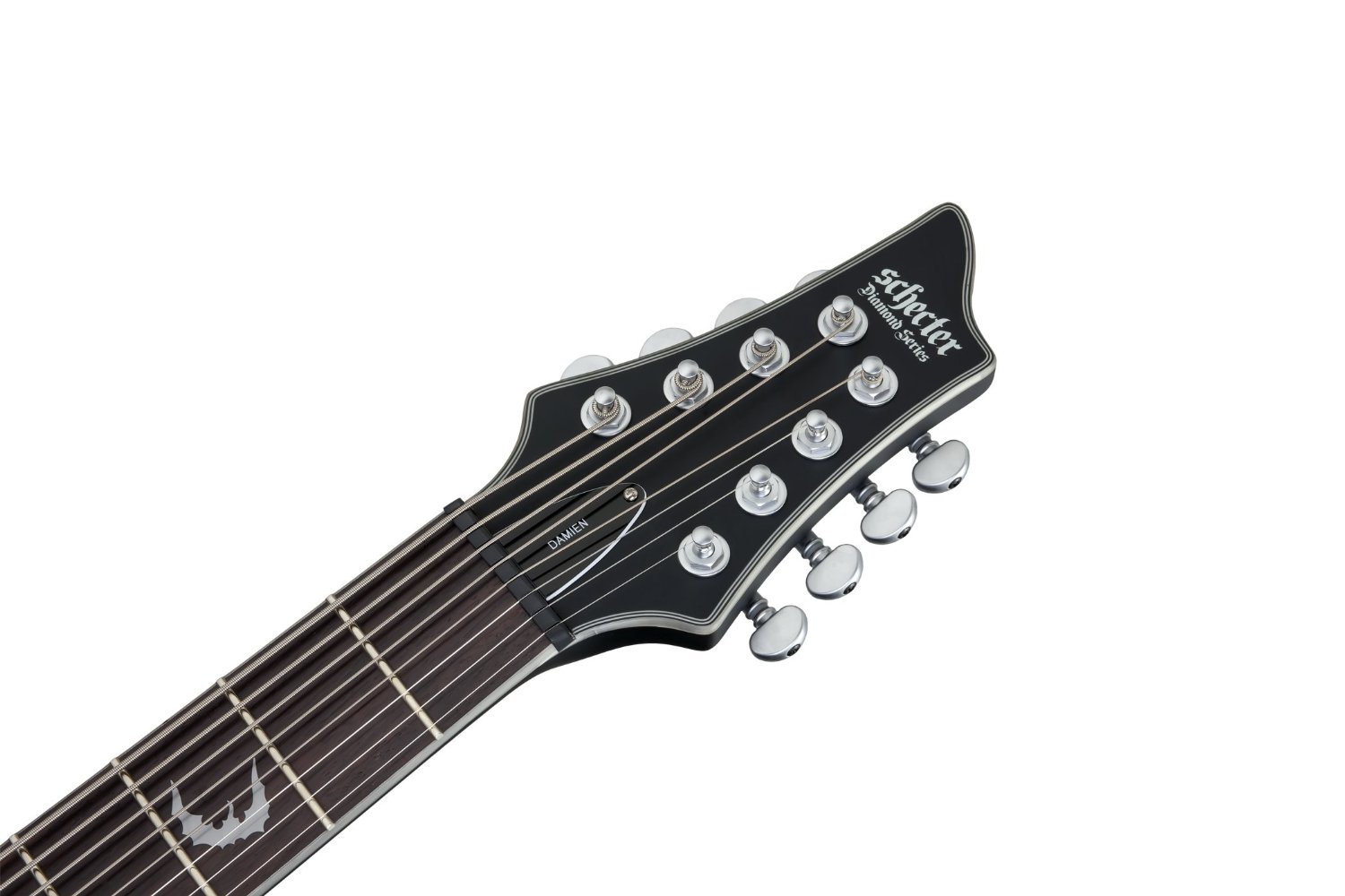 Schecter DAMIEN PLATINUM-8 SBK электрогитара 8 струнная, крепление грифа: вклееный