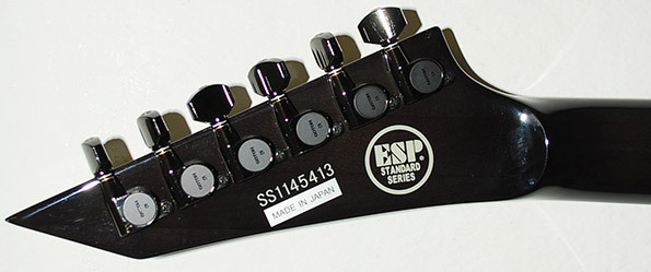 ESP HORIZON FR- STBK электрогитара, ясень, сквозной гриф 25.5", Seymour Duncan TB-4/SH-1, Floyd Rose