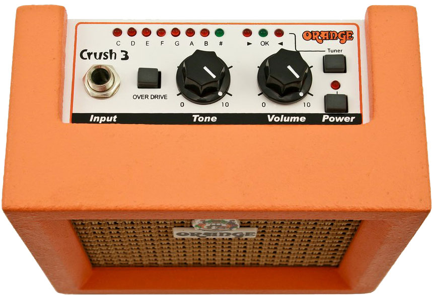 Orange CR-3 Комбо гитарный, 4" 3Вт, овердрайв, питание:батарея 9V или блок питания(не в комплекте)