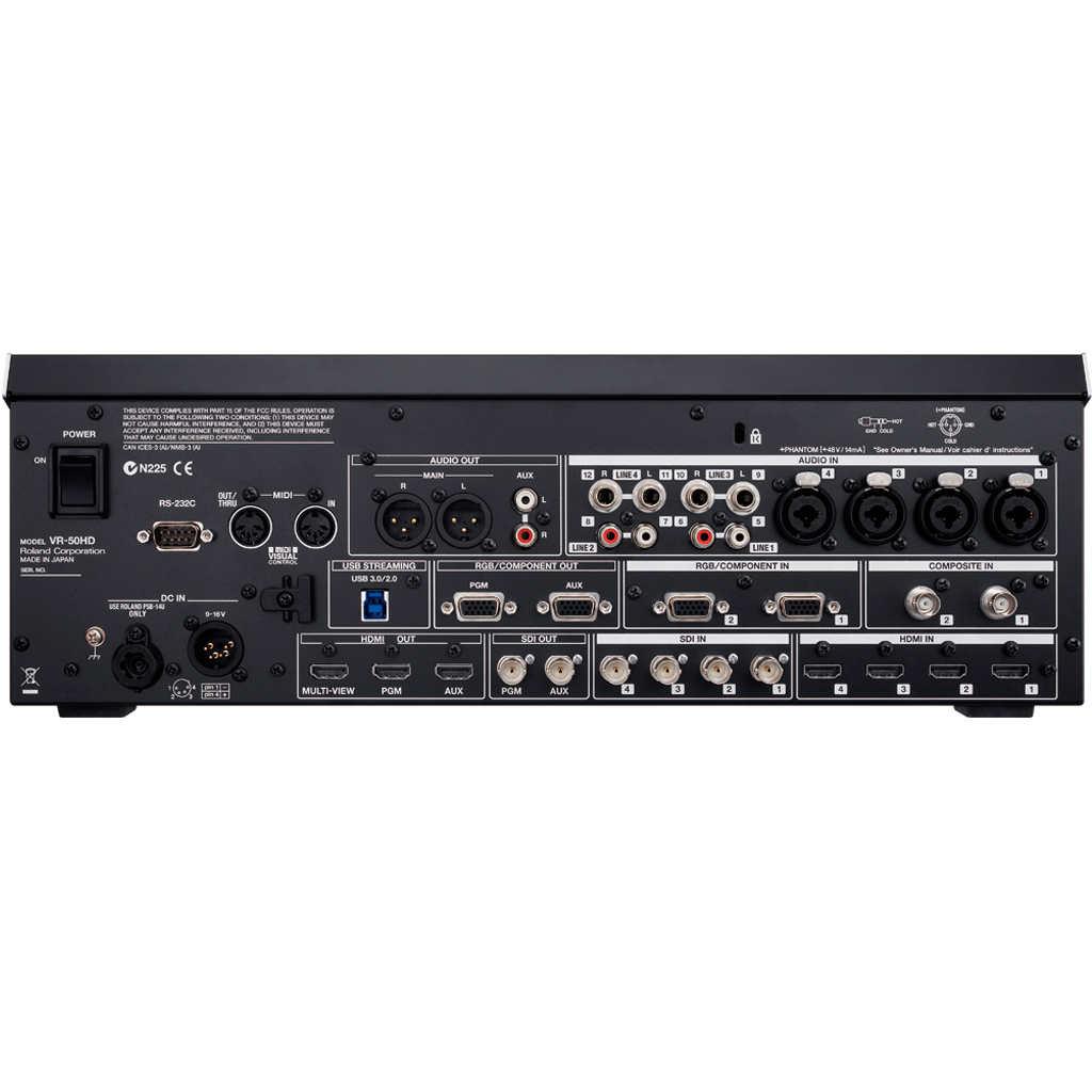 Roland VR-50HD аудио-видео микшер 4 Channel HD-SDI/HDMI, USB3 streaming output