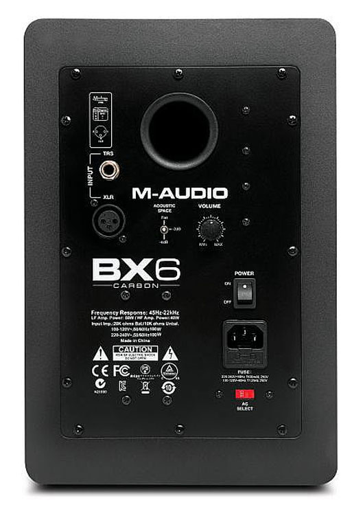 M-Audio BX6 CARBON студийные мониторы ближней зоны