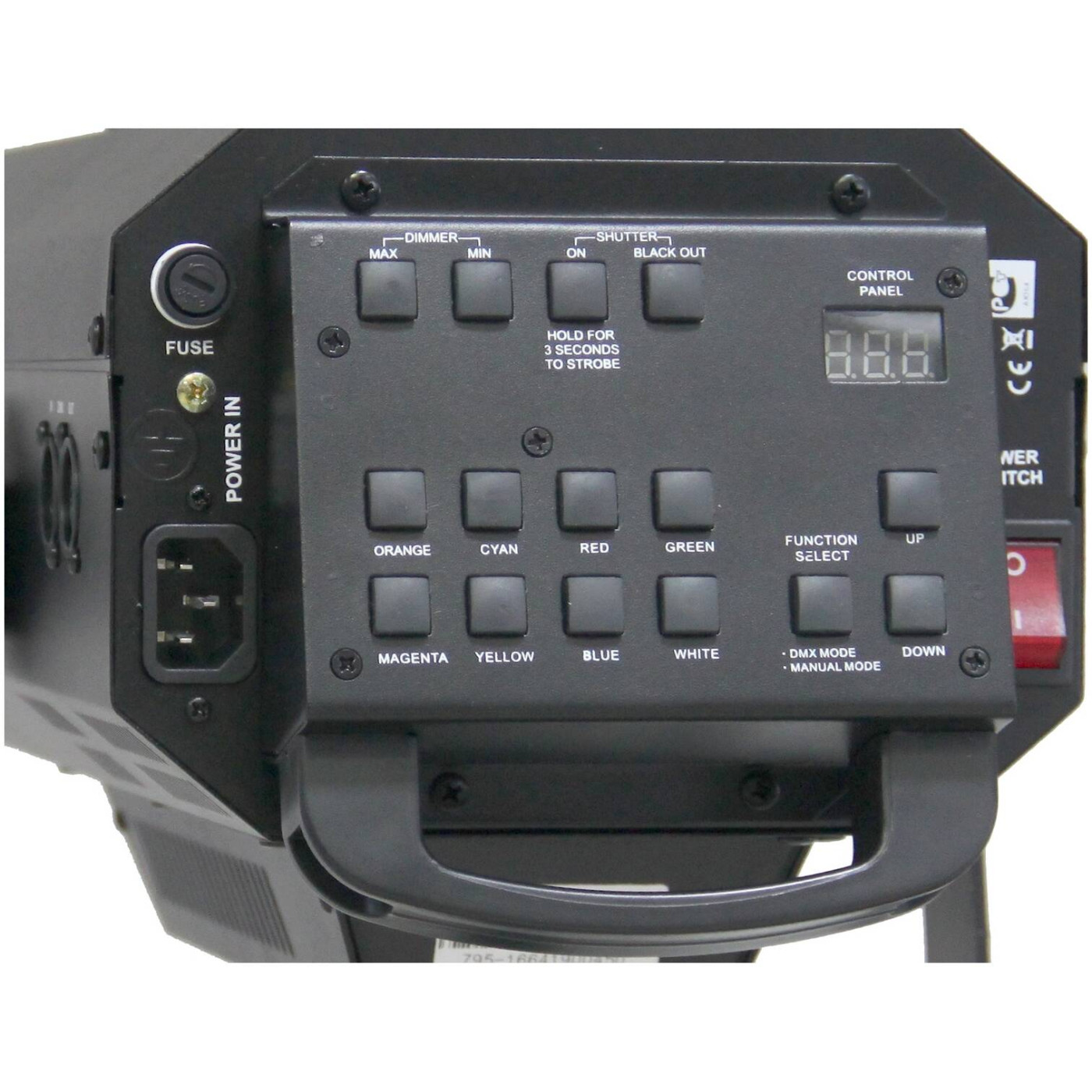 Involight LED FS150 следящая LED пушка, белый светодиод 140 Вт (LED Engin), DMX-512