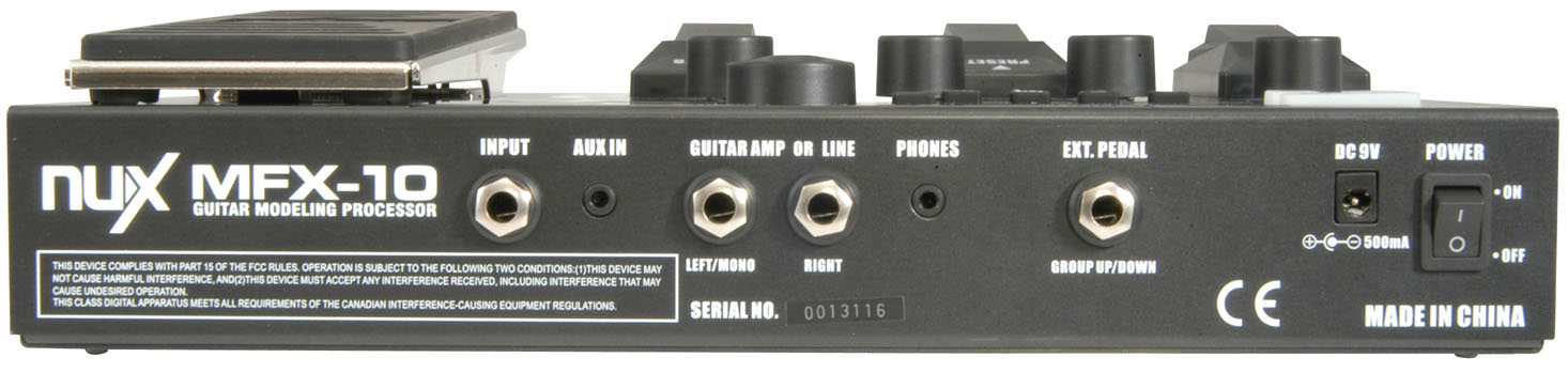 NUX MFX-10 Гитарный процессор Cherub