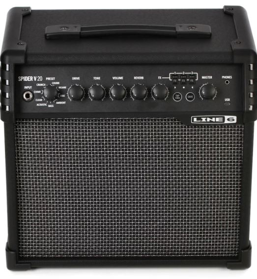 Line 6 Spider V 20 моделирующий гитарный комбоусилитель 20 Вт