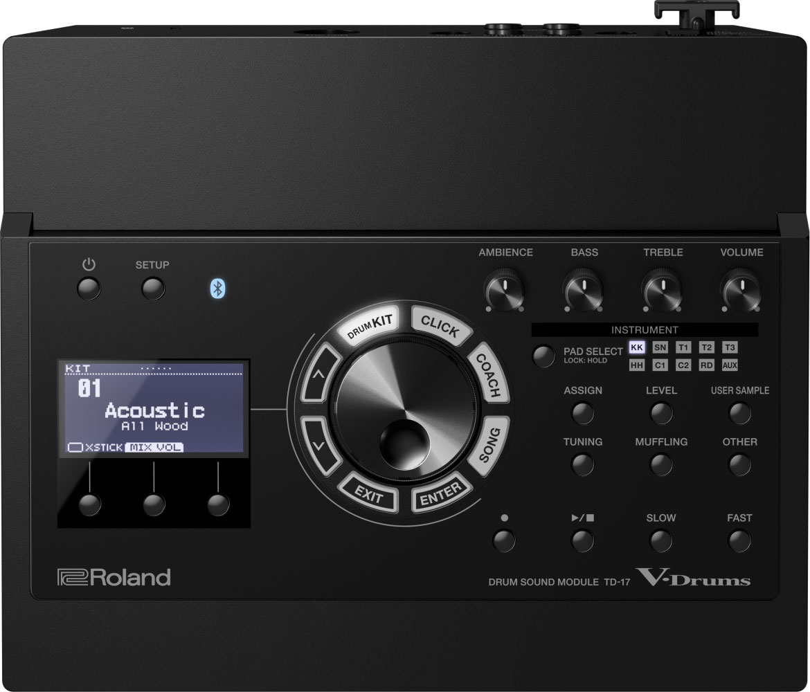 Roland TD-17KVX электронная ударная установка на раме MDS-COM
