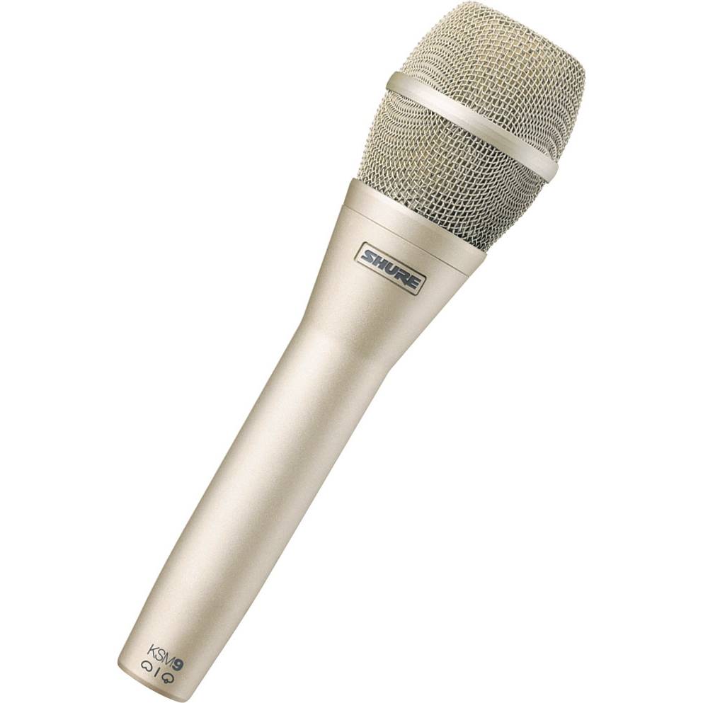 Shure KSM9/SL конденсаторный вокальный микрофон (цвет `шампань`).