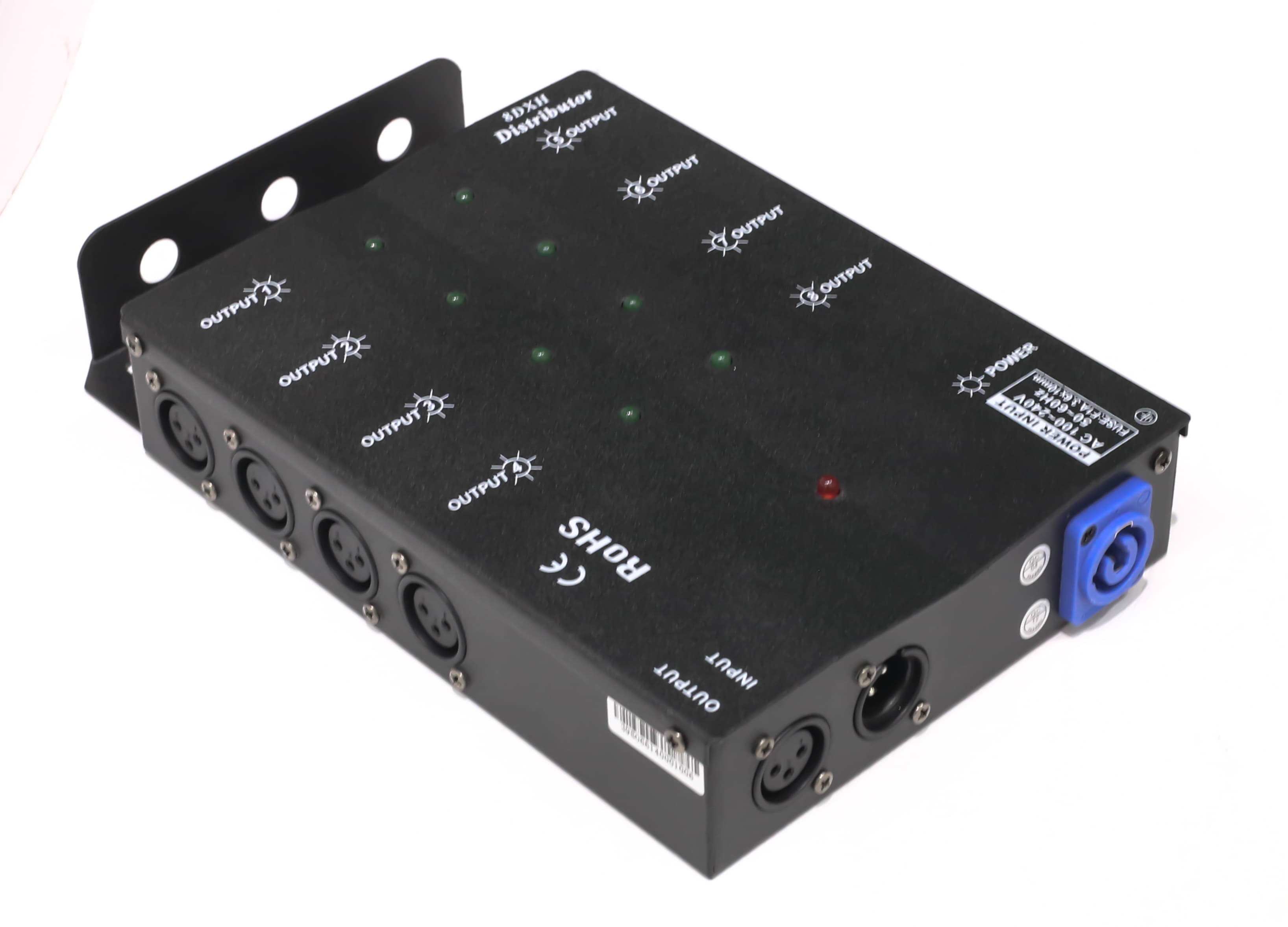 Anzhee DMX Splitter 8 оптический 8-канальный сплиттер DMX-сигнала Anzhee DMX Splitter 8. Сплиттер DM