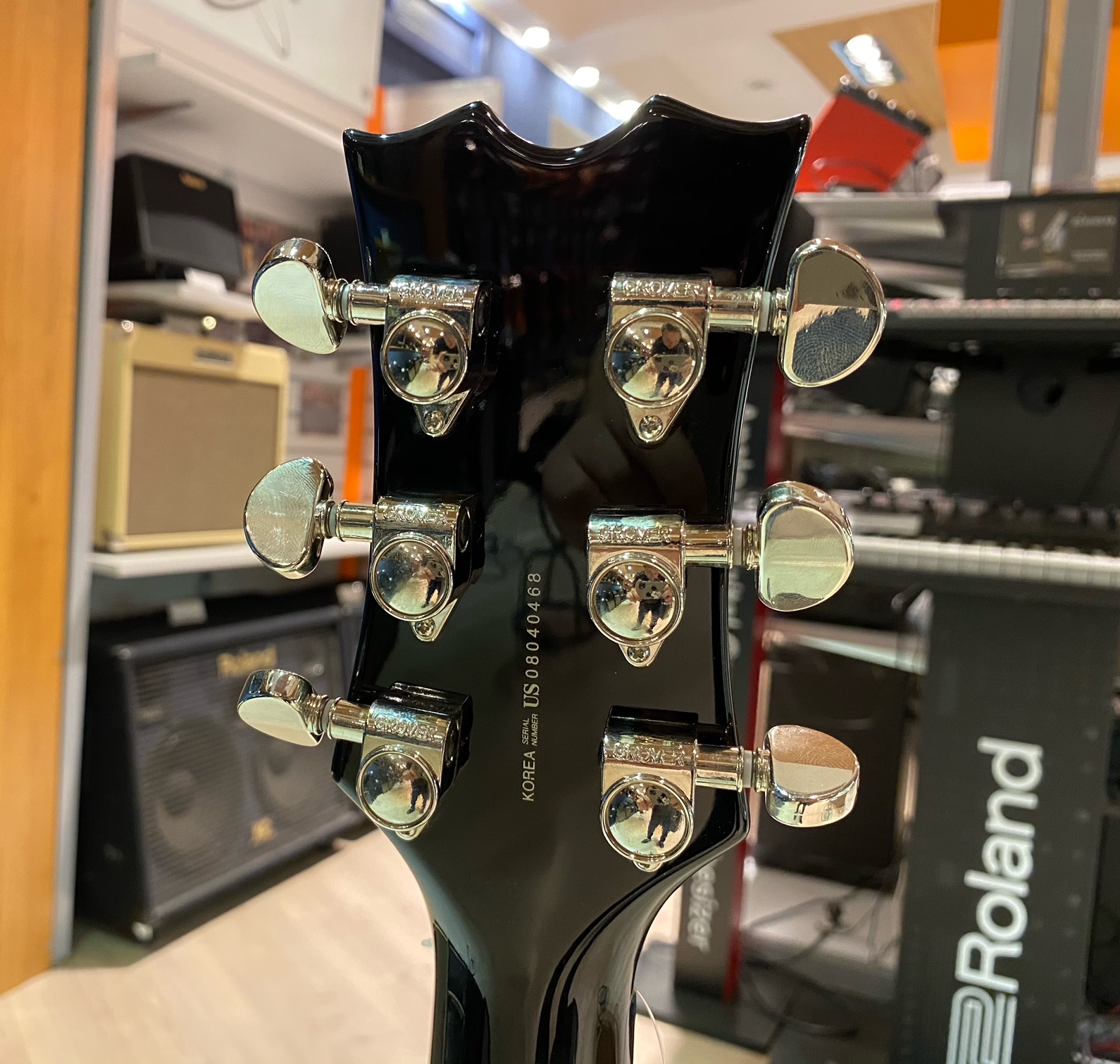 Dean Evo Special Select Quilt Tiger LH 2007 Korea электрогитара. Чехол в комплекте