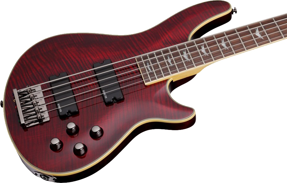 Schecter STILETTO EXTREME-5 BCH бас гитара, 5 струн, корпус: махагони w/Figured Maple, гриф:клён