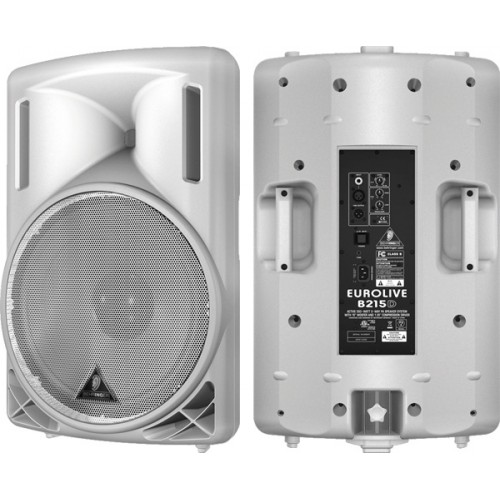 Behringer B215D-WH 2-полосная активная АС 350/550Вт с Bi-amp системой усиления класса D, процессор