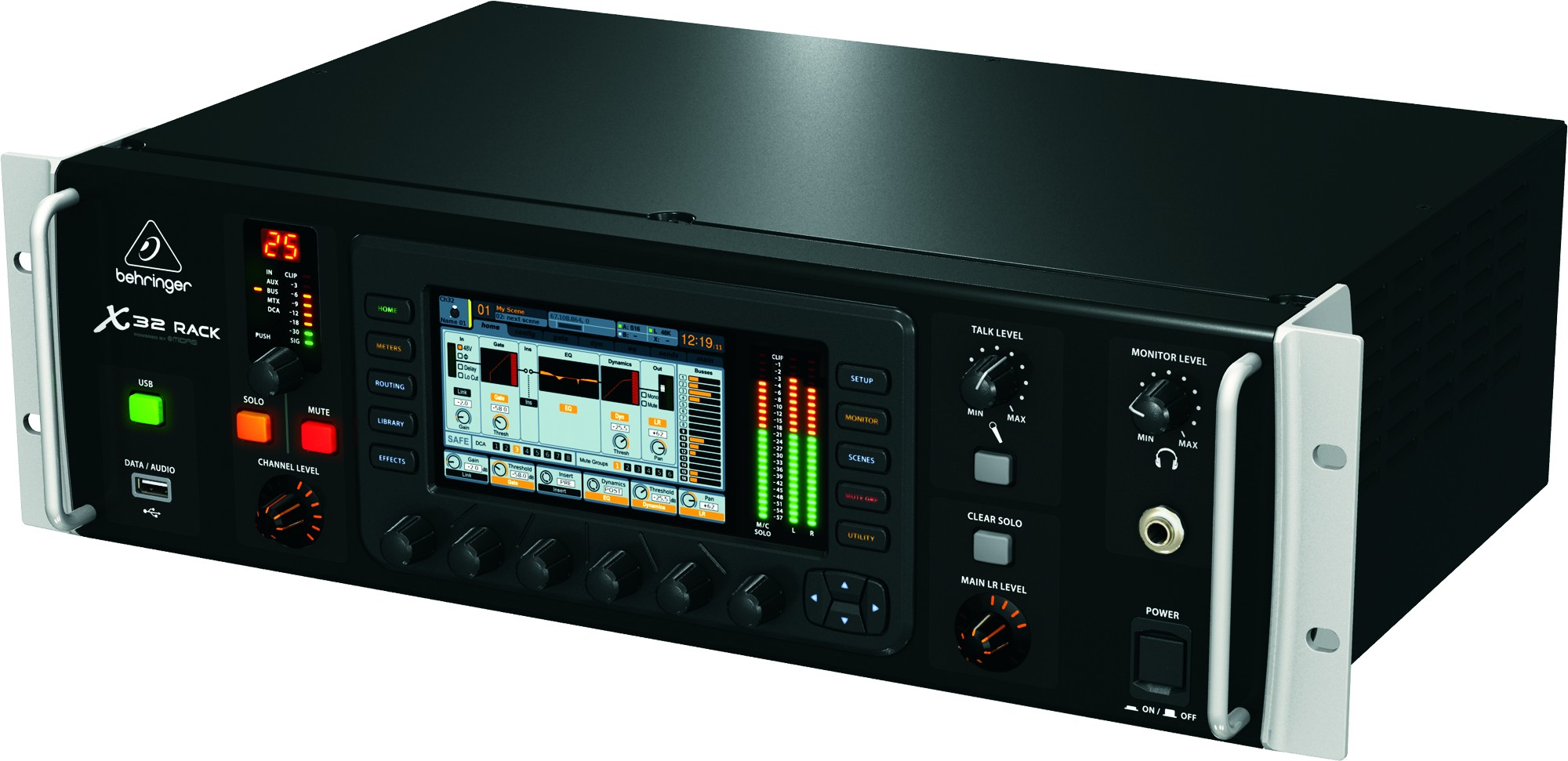 Behringer X32 RACK 40-канальный, 25-bus цифровой микшер 3U