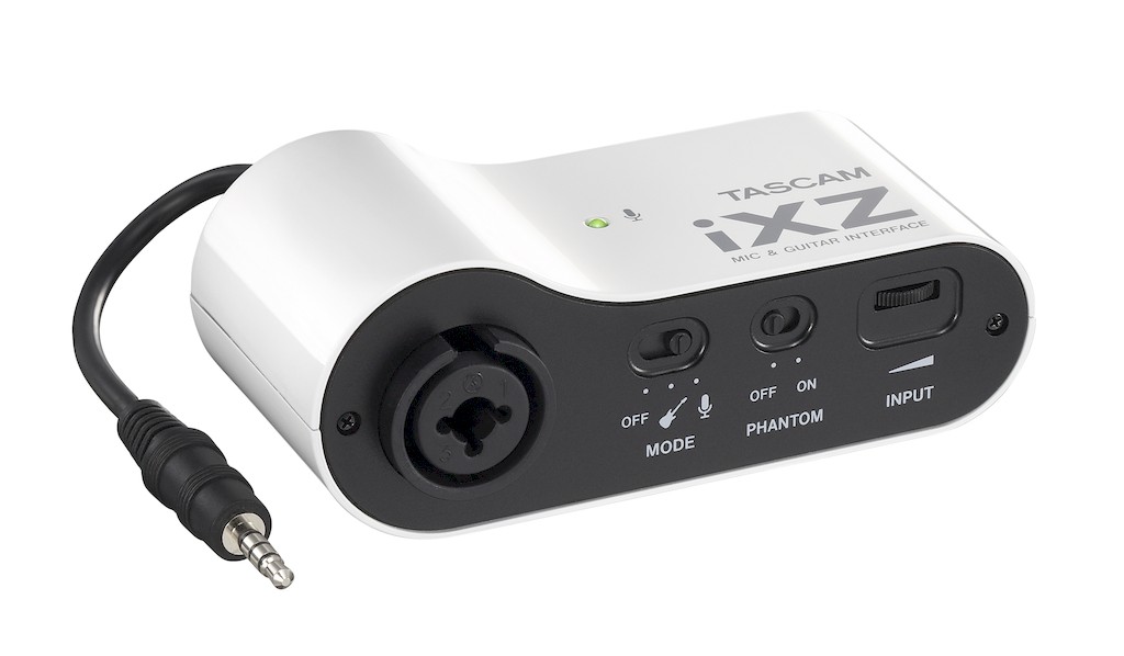 Tascam IXZ гитарный/микрофонный предусилитель для iPAD, iPhone
