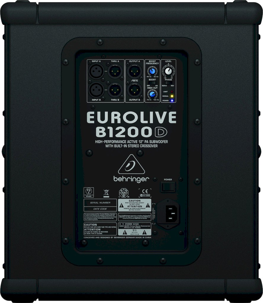 Behringer B1200D-PRO активный сабвуфер 12'' 500Вт