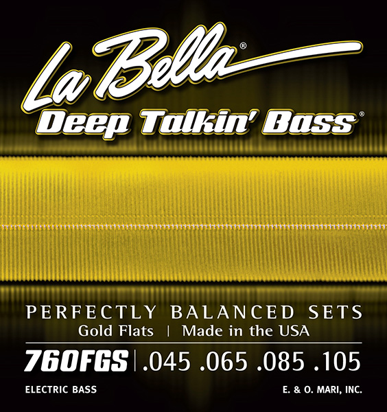 La Bella 760N комплект струн для бас-гитары с нейлоном 060-115