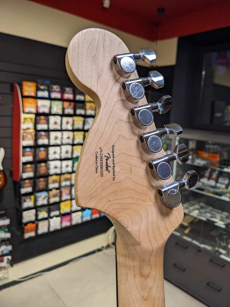 Fender SQUIER Affinity Series Stratocaster HH Laurel FB Charcoal Frost Metallic электрогитара
