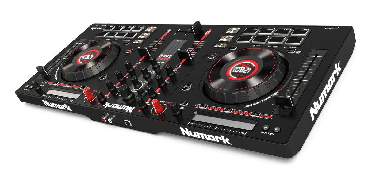 Numark Mixtrack Platinum DJ-контроллер, ПО Serato DJ. Мультифункциональные дисплеи