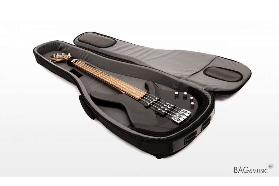 Bag&Music BM1033 Bass Pro (серый) полужесткий чехол для бас-гитары, утепленный