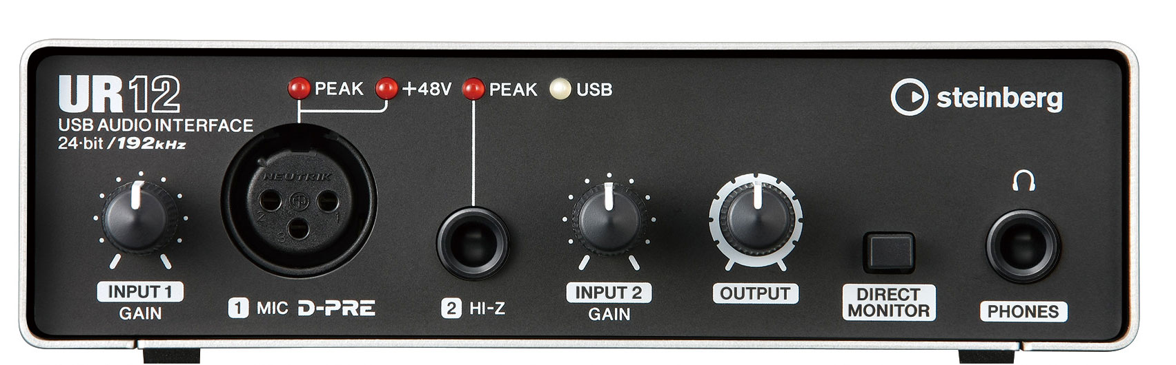 Steinberg UR12CUBELEM8 USB аудиоинтерфейс UR12 с комплектом программного обеспечения Cubase Elements