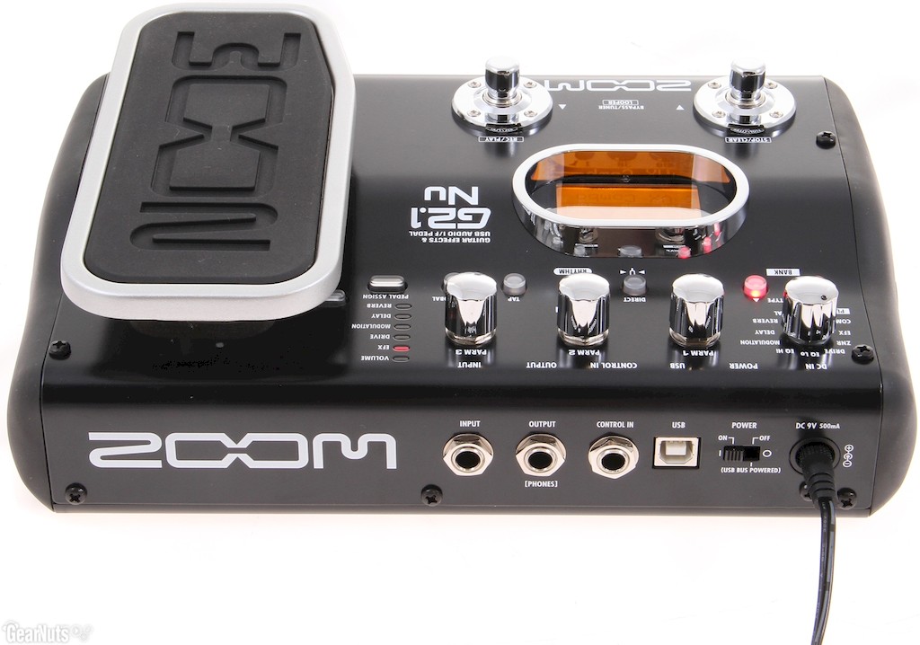 Zoom G2.1Nu +AD0016 - процессор эффектовс педалью для электрогитары 