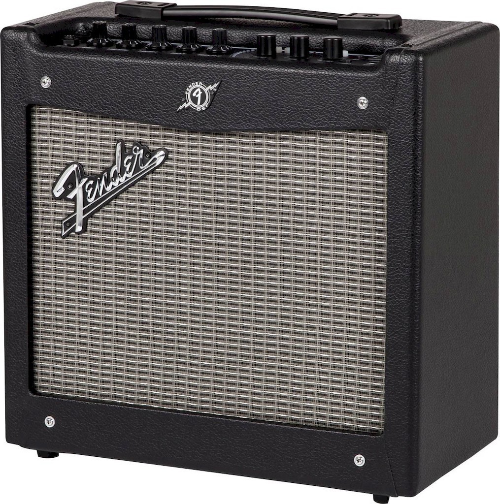 Fender MUSTANG I (V2) гитарный комбоусилитель, 20 Вт, 1x8`, 17 моделей усилителей, 24 эффекта