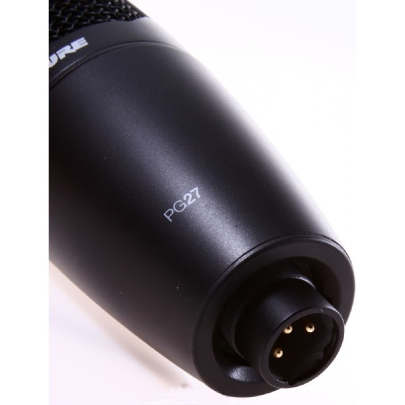 Shure PGA27 кардиоидный конденсаторный микрофон c большой диафрагмой, аттенюатор -20дБ