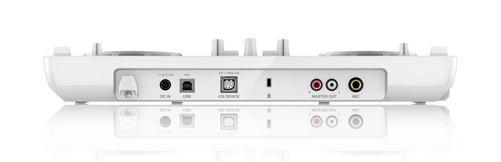 Pioneer DDJ-WEGO3-W DJ-контроллер, цвет-белый 2+2 кан. MIDI контроллер, питание от USB, док для iPad