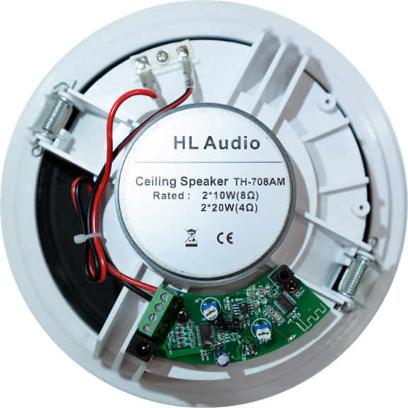 HL Audio TP-708 набор потолочных акустических систем: 1 активный динамик + 3 пассивных, 8”, RMS 40Вт