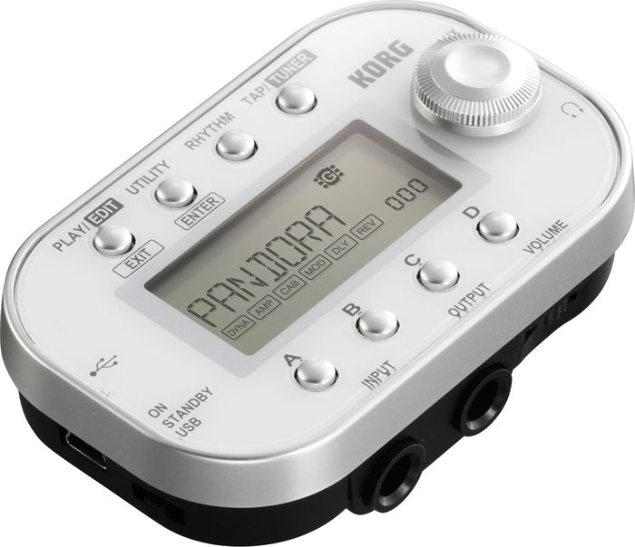 Korg PANDORA MINI WH портативный гитарный процессор, 158 типов эффектов, 