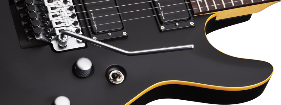 Schecter OMEN-7 ACTIVE SBK Гитара электрическая, 7 струн, корпус липа, гриф клен, лады 24X 