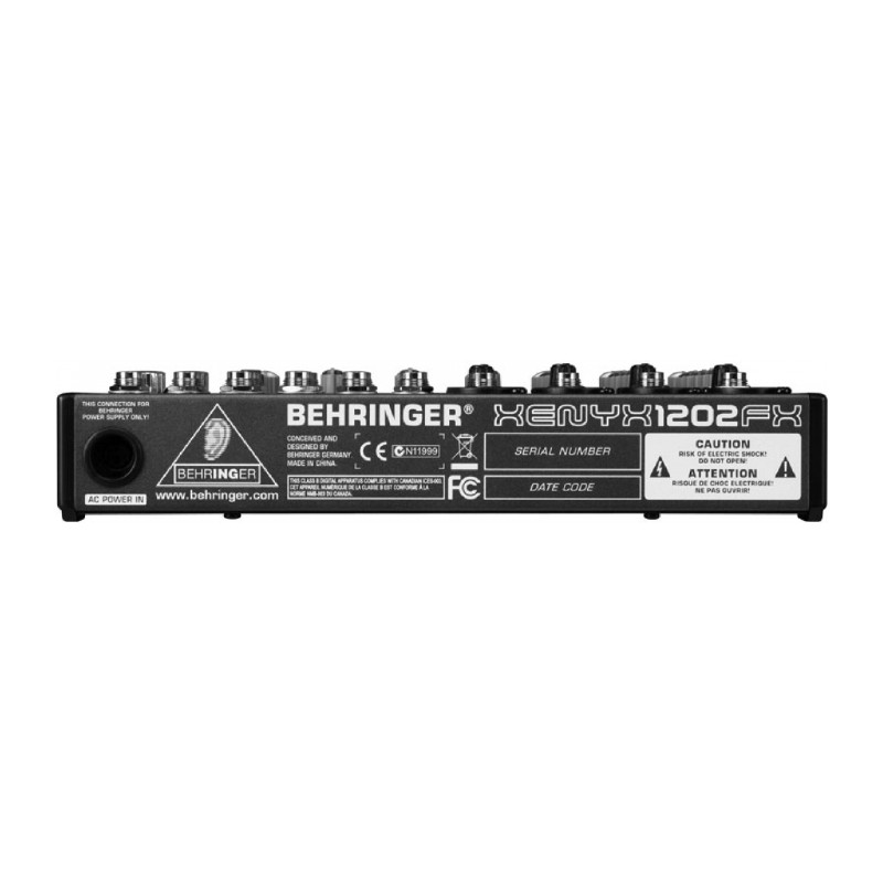 Behringer Xenyx 1202FX микшерный пульт 4 микр.входа + 4 стерео, с процессором эффектов