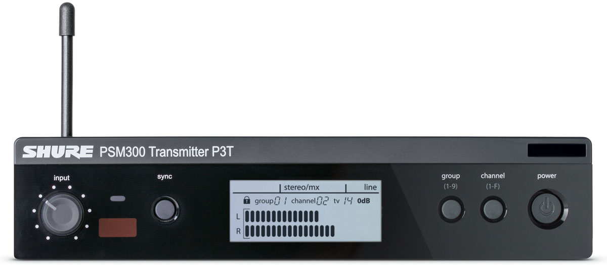 Shure P3T M16 передатчик для системы персонального мониторинга PSM300