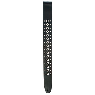 D`Addario 25LGS02 Metal Collection кожаный ремень для гитары, заклепки «Grommet 1»