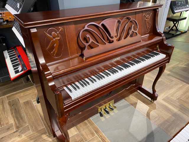 Count Piano C6-A MATTE REDWOOD фортепиано, высота 126см, отделка красное дерево, сатинированное