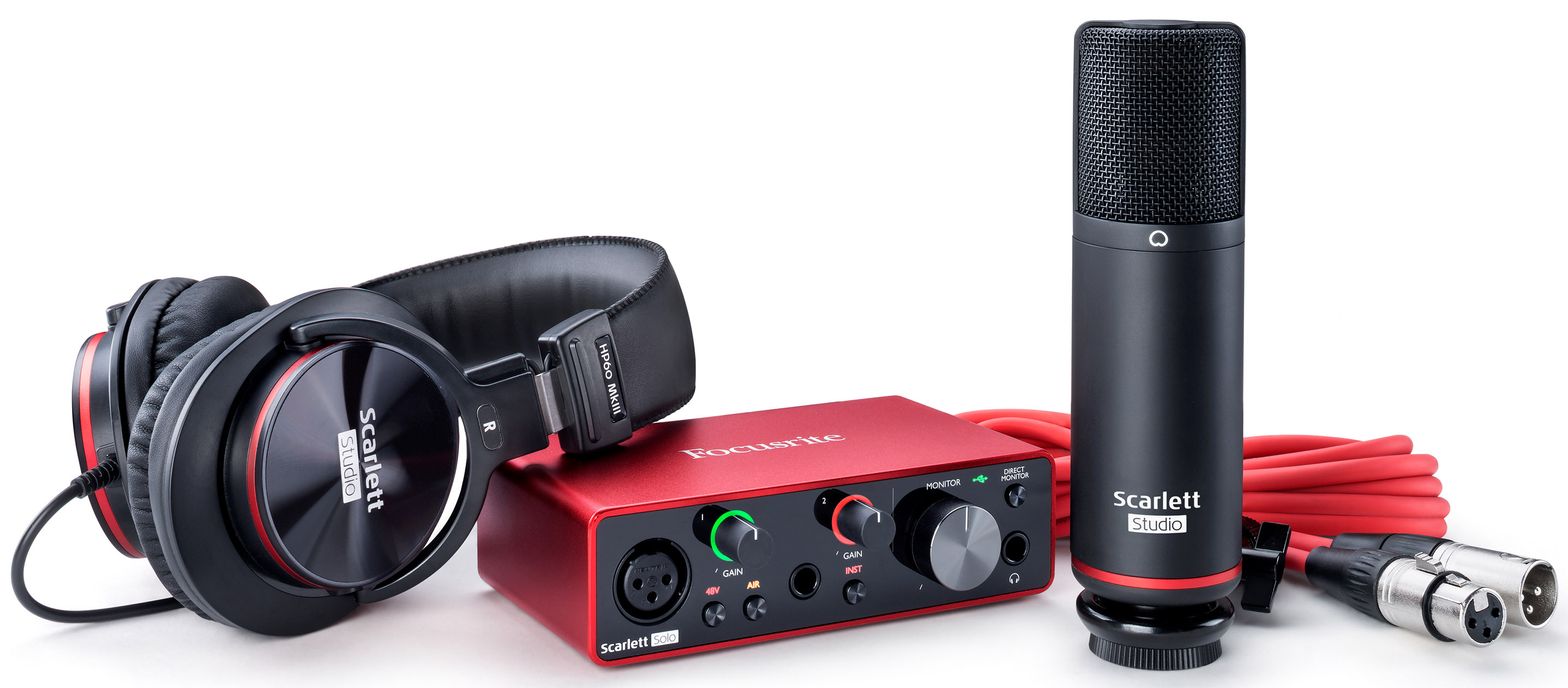 Focusrite Scarlett Solo Studio 3rd Gen студийный комплект