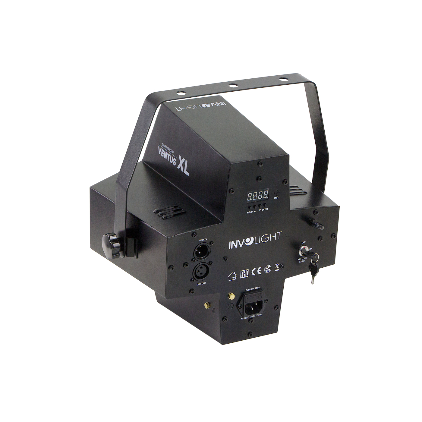 Involight Ventus XL световой эффект, 25 шт. 1 Вт RGBW, 12 шт. 1 Вт W, лазер 50 мВт G, 100 мВт