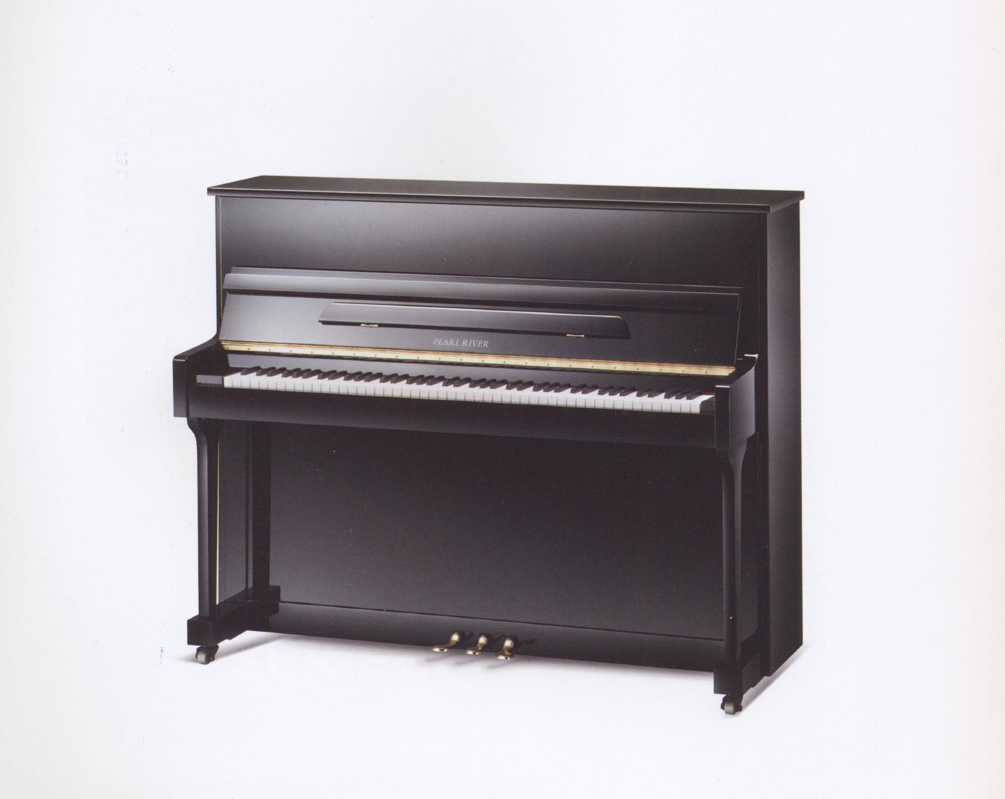 Pearl River UP118M/A111 EBONY POLISH пианино вертикальное, 118см, черное полированное