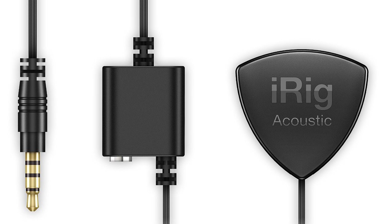 IK MULTIMEDIA iRig Acoustic миниатюрный интерфейс для акустической гитары с аналоговым подключением