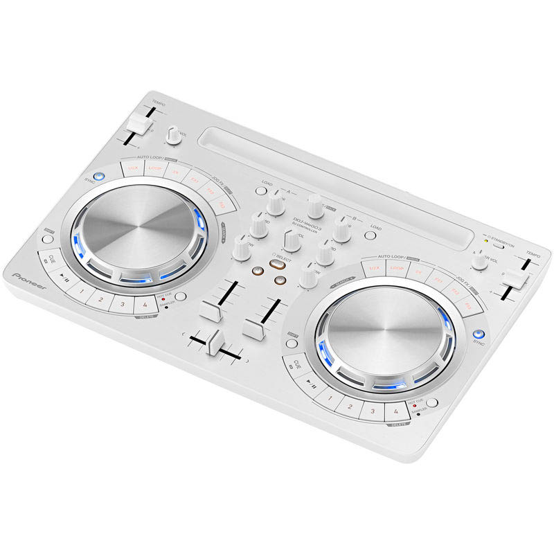 Pioneer DDJ-WEGO3-W DJ-контроллер, цвет-белый 2+2 кан. MIDI контроллер, питание от USB, док для iPad