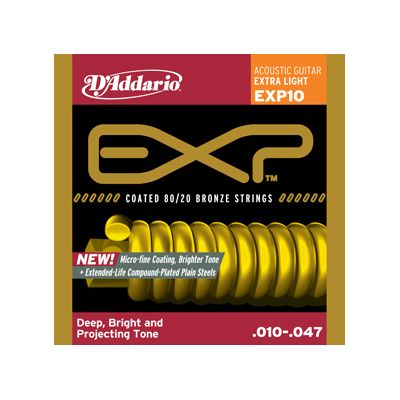 D`Addario EXP 10 10-47 струны для акустич.гитары