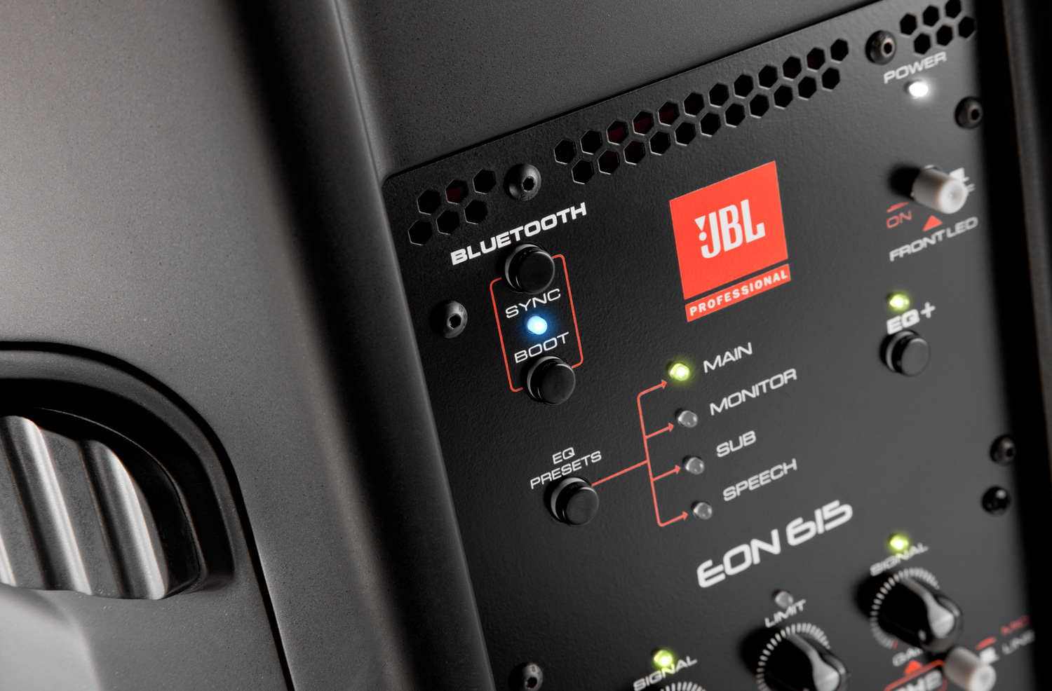JBL EON615 активная 2-полосная акустическая система. 1000Вт (2х500Вт усилитель класса D),