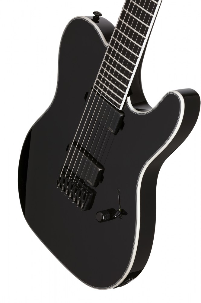 Schecter CHRIS GARZA PT-7 2015 BLK Гитара электрическая семиструнная
