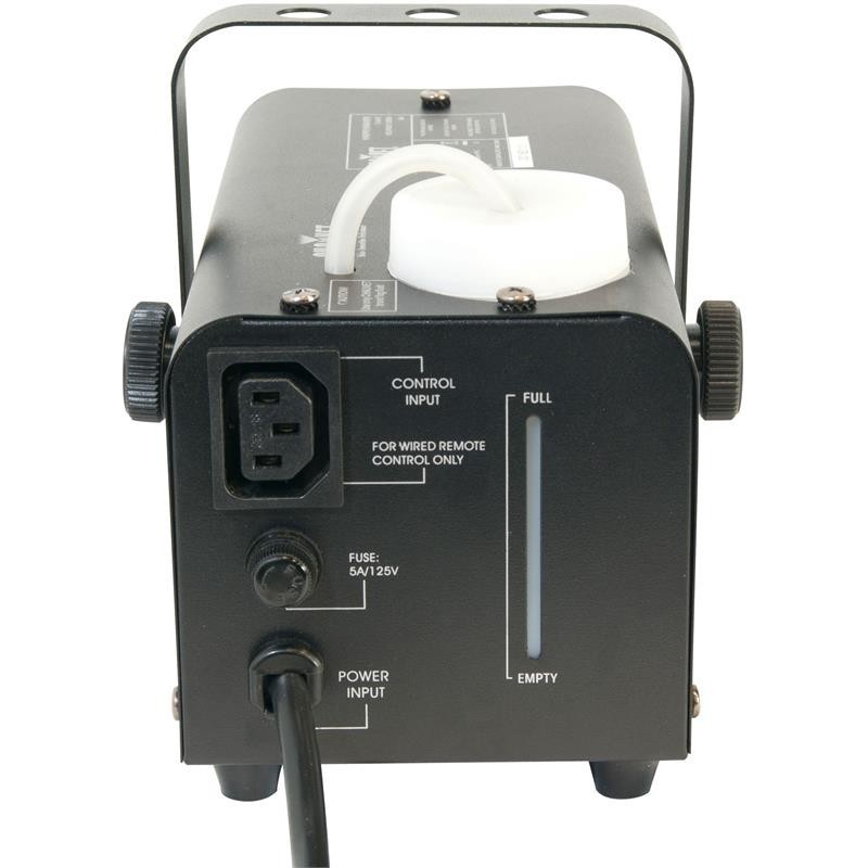 Chauvet Hurricane 700 генератор дыма с нагревателем 450Вт. Емкость канистры для жидкости - 0,6л