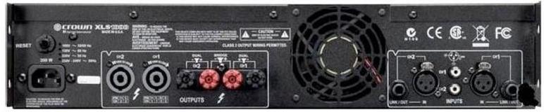 Crown XLS 1500 усилитель c DSP Стерео 2Ом - 775Вт/ 4Ом - 525Вт/ 8Ом - 300Вт Мост 8Ом - 1050Вт