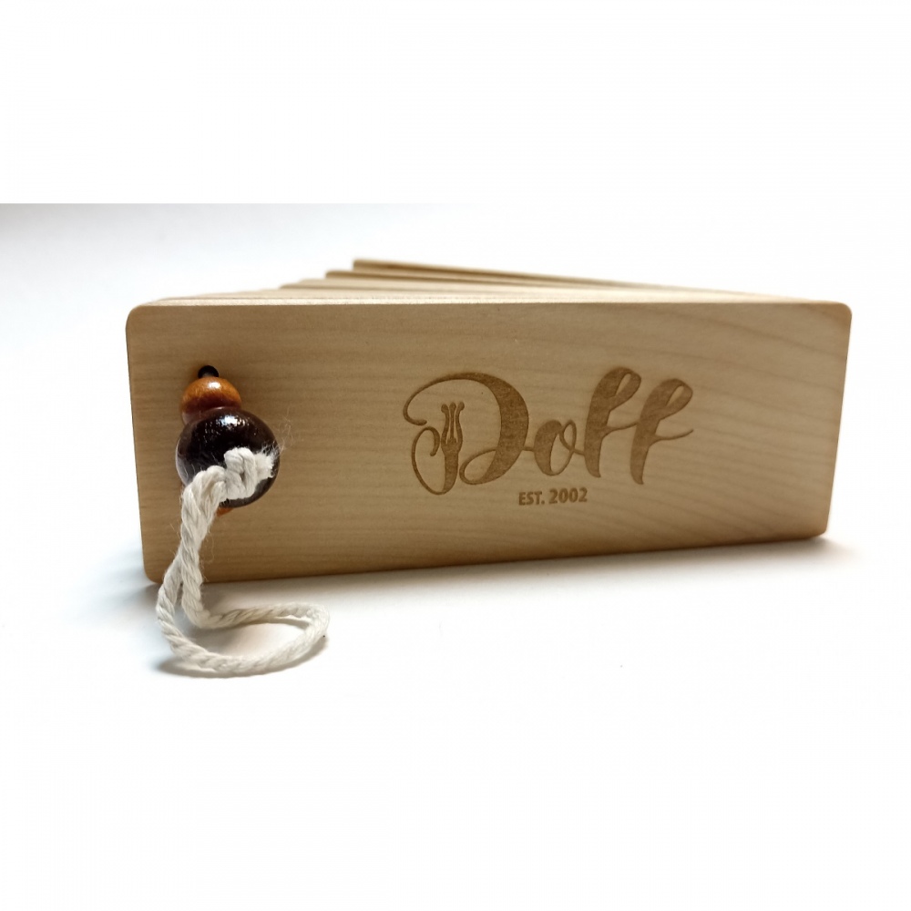 Doff DTRS-06 трещотка средняя, 12 пластин бук, 50х140мм