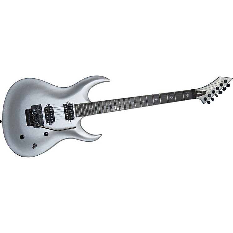 Washburn WM24V(B,MS)K  электрогитара Heavy Metal Renegade с чехлом, (Black/ Silver)