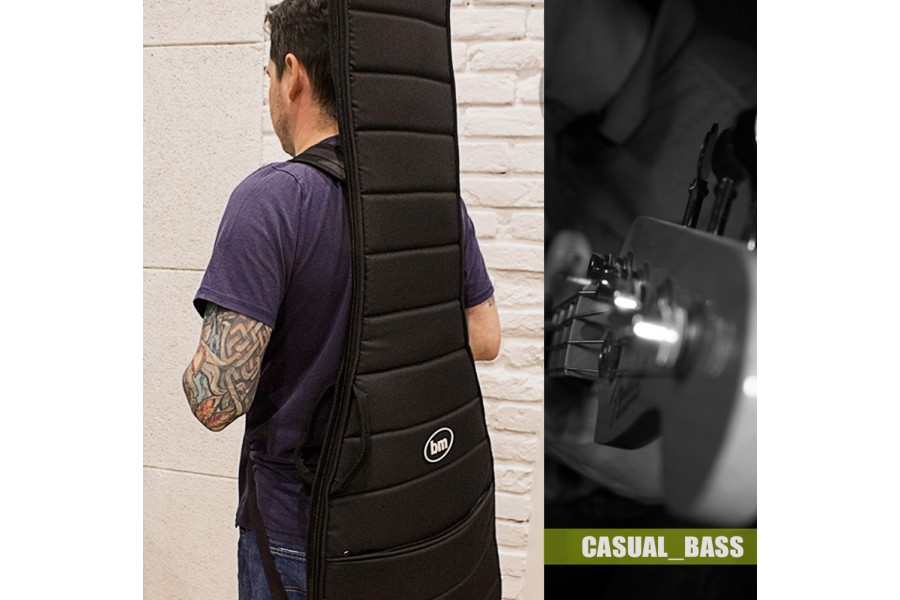 Bag&Music BM1040 Casual Bass (черный). Чехол для бас-гитары лёгкий (утеплитель - 10мм)
